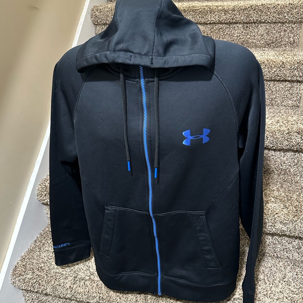Stunning full-zip *UNDER ARMOUR Loose Storm* Cold Gear hoodie sweatshirt - M